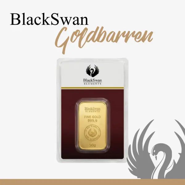 Goldbarren 50g (Blisterverpackung)