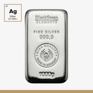 Silberbarren 1000g