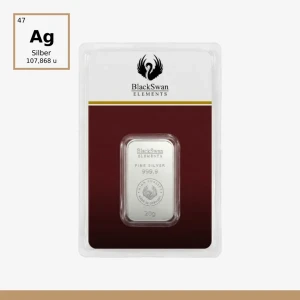 Silberbarren 20g (Blisterverpackung)