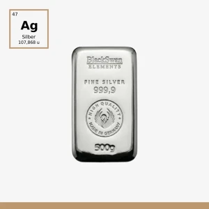 Silberbarren 500g