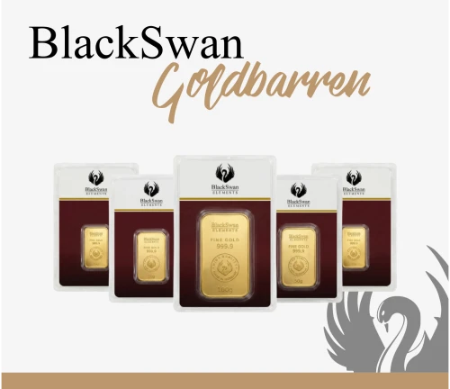 Goldbarren in Blister